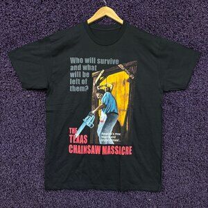 The Texas Chainsaw Massacre Texas Movie Poster T-shirt size extra large